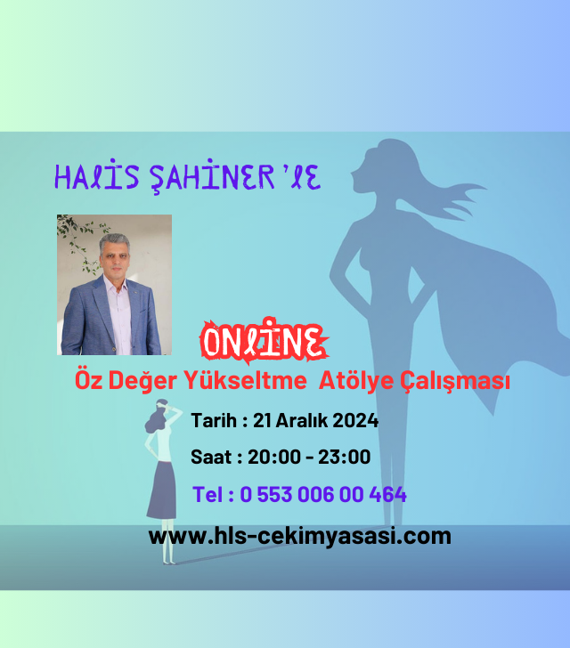 Online Öz-Değerini Yükseltme Atölye Çalışması